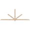 Ekena Millwork Kennewick Smooth Timber Gable Bracket, Douglas Fir, 108"W x 40"H x 1 1/2"D x 3 1/2"F, 9/12 Pitch GBW108X40X0204KEN00SDF - alternate 1